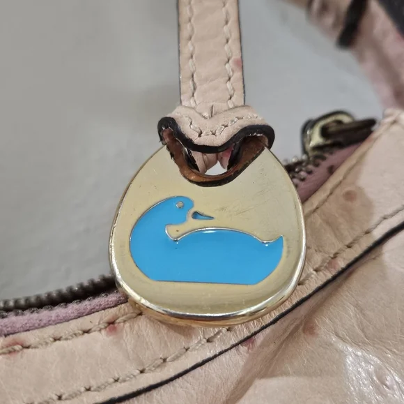 Dooney & Bourke Ostrich Bag (Pink) - Picture 3 of 16